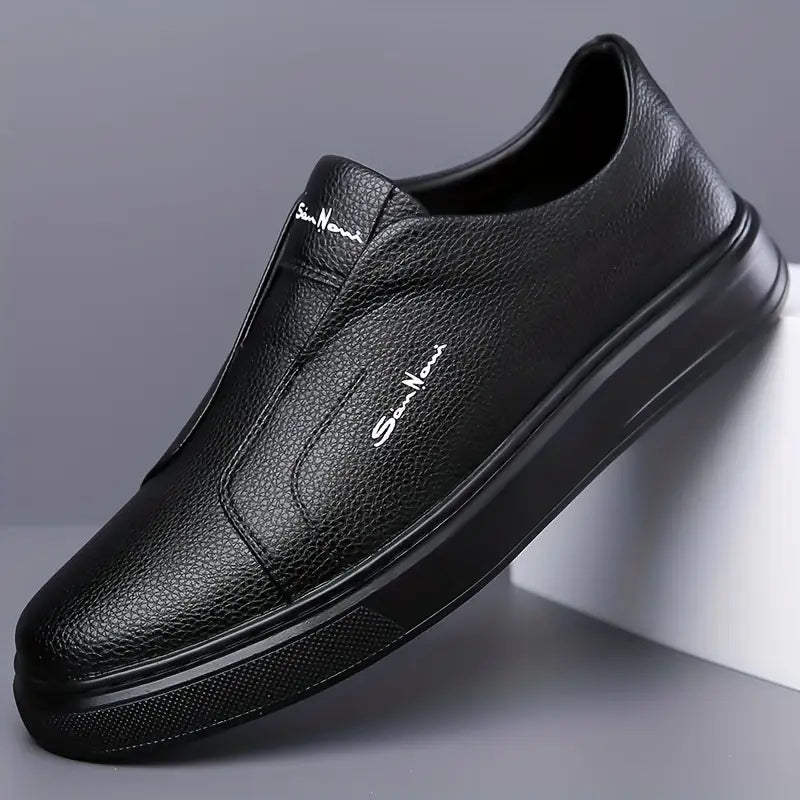 Chaussures Slip-On en Cuir