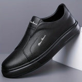 Leder Slip-On Schuhe