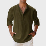 Raphaël | Henley-Shirt mit langen Ärmeln