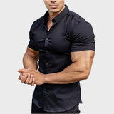Ricardo - Kurzarm Slim Fit Hemd