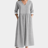 Klassisches Hafenstreifen-Kleid