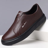 Chaussures Slip-On en Cuir