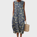 Florenz | Floral Baumwoll Sommerkleid