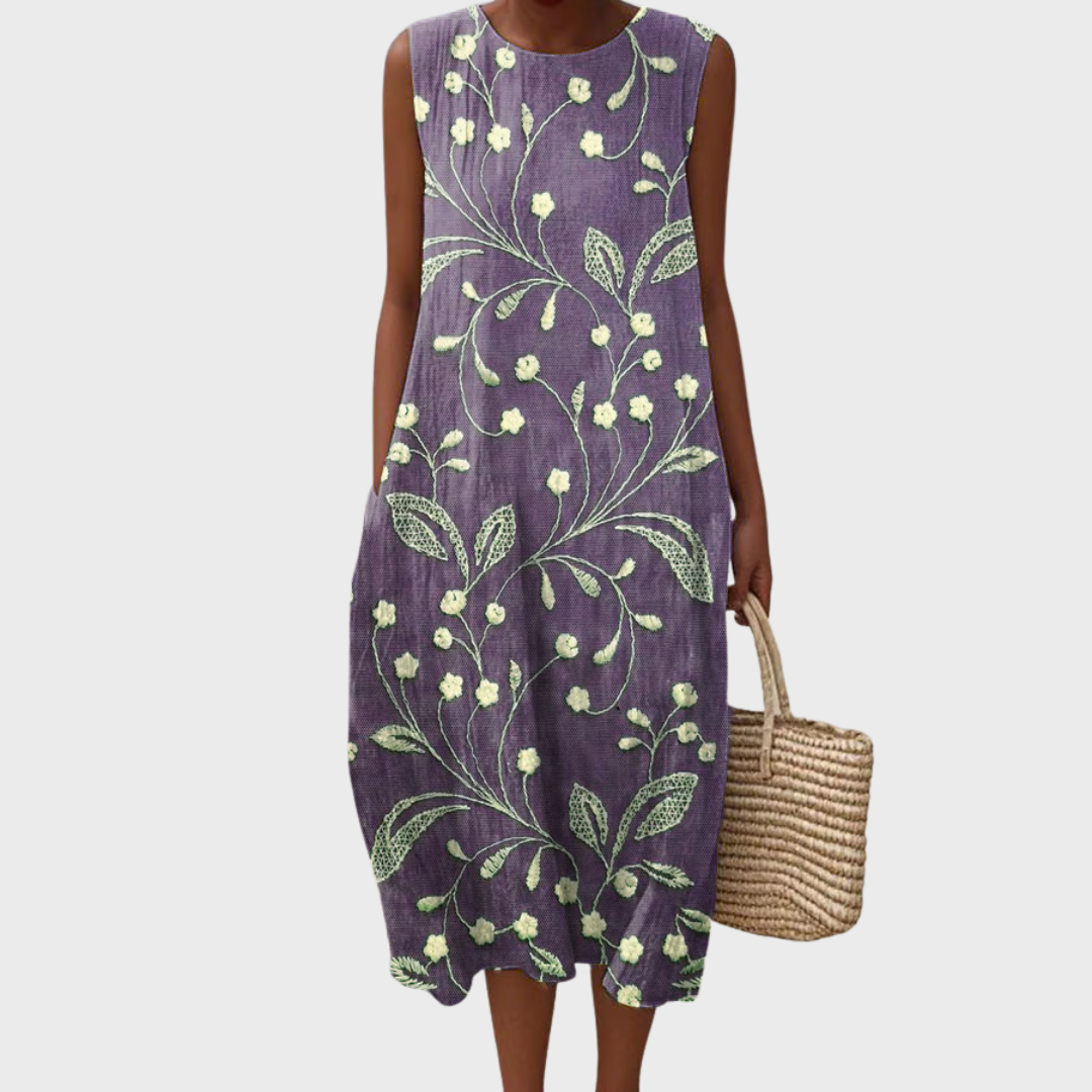 Florenz | Floral Baumwoll Sommerkleid