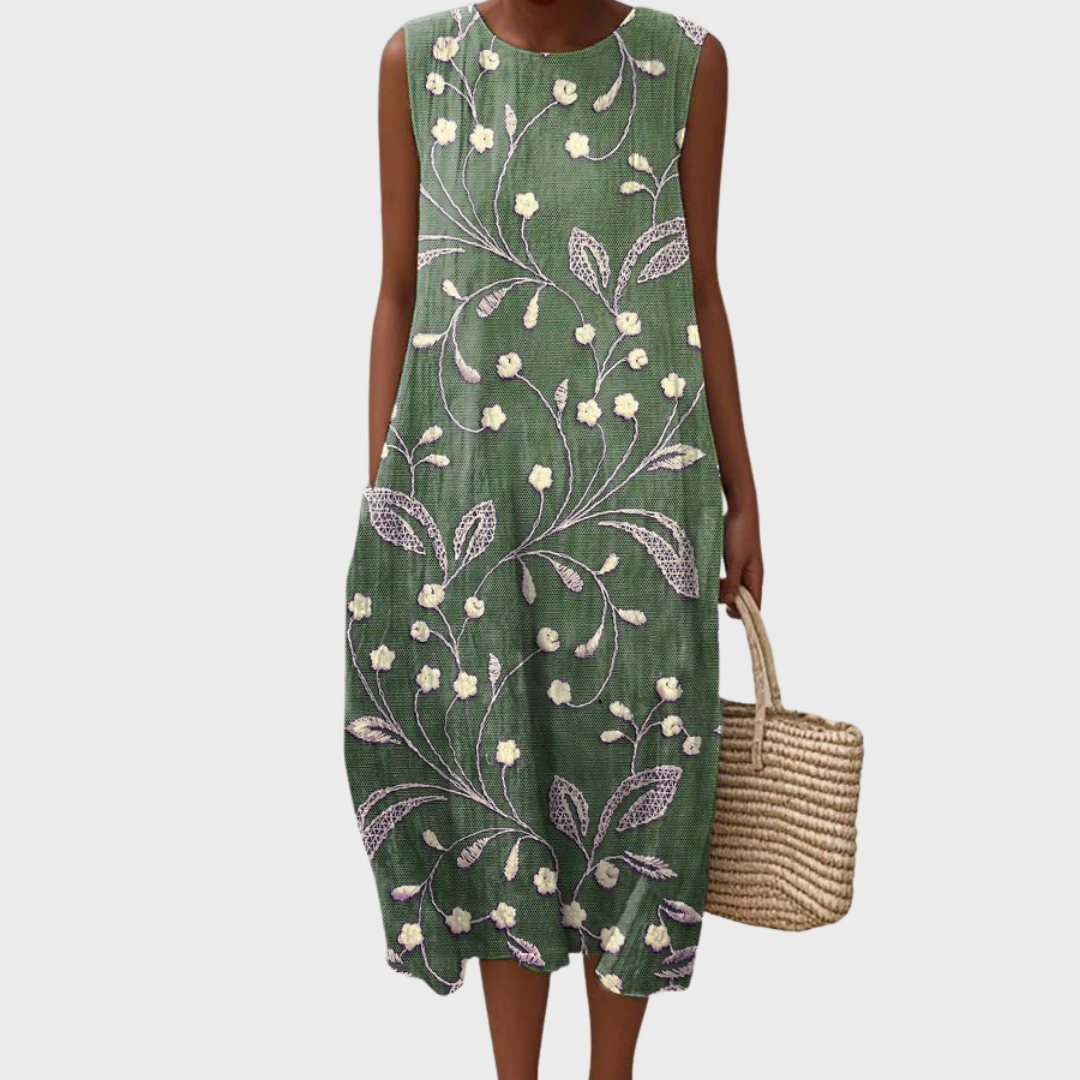 Florenz | Floral Baumwoll Sommerkleid
