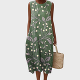 Florenz | Floral Baumwoll Sommerkleid