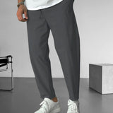 Pantalons Élegants à Cordon de Serrage