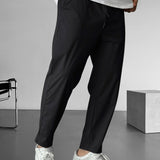 Pantalons Élegants à Cordon de Serrage