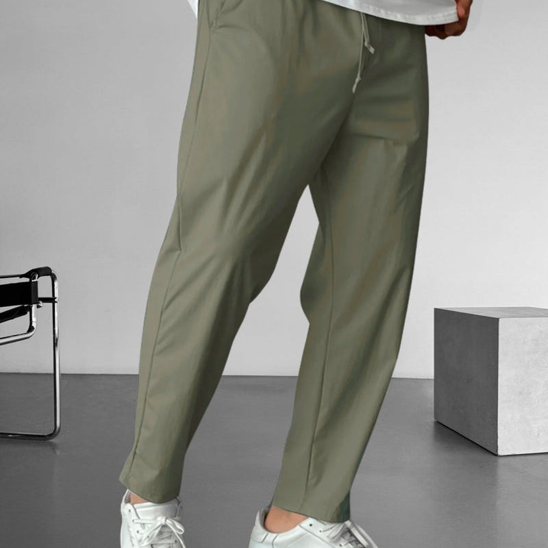 Pantalons Élegants à Cordon de Serrage