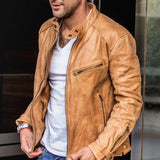 Drune | Elegante Und Wetterfeste Lederjacke