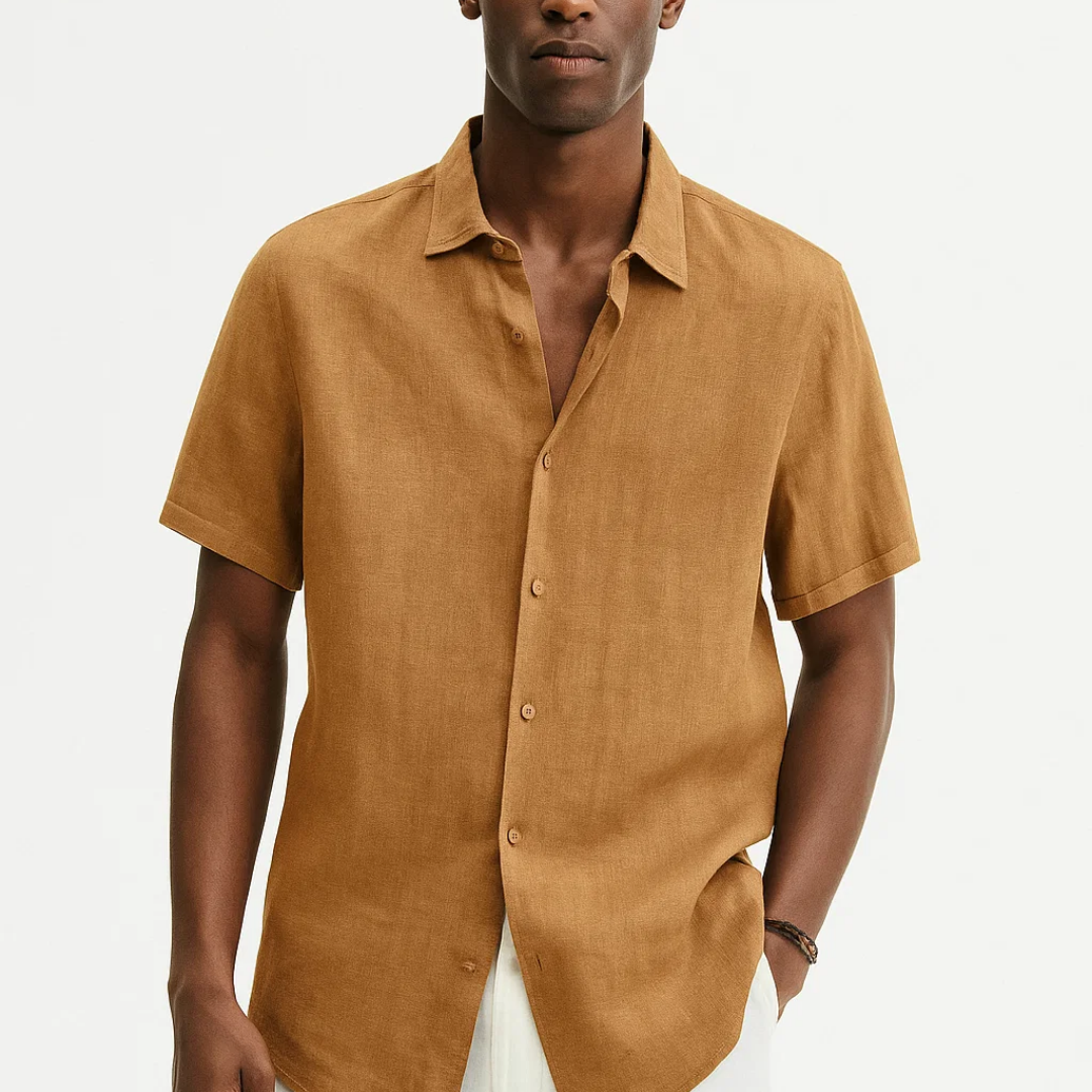 Chemise à Boutons - Col Ouvert