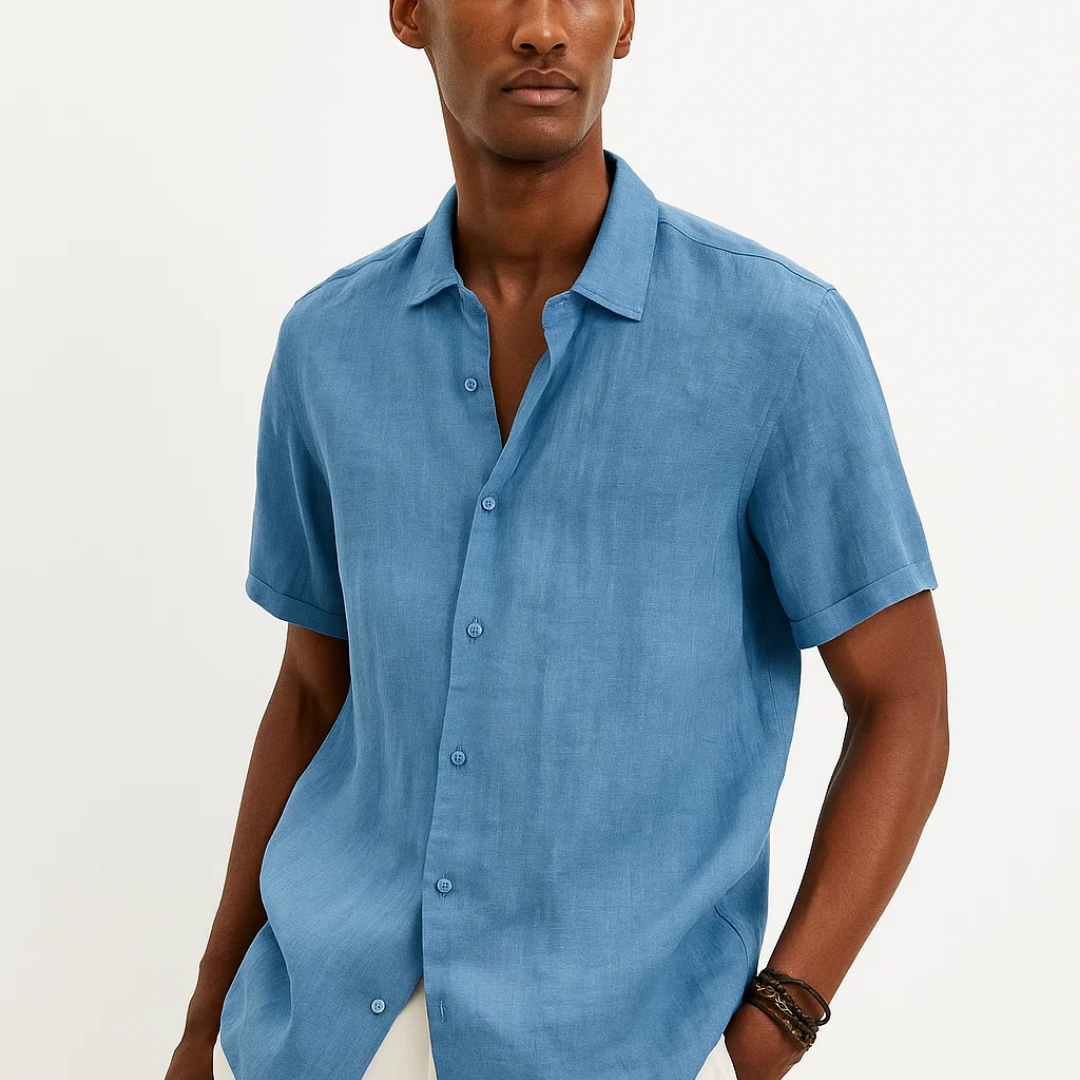 Chemise à Boutons - Col Ouvert