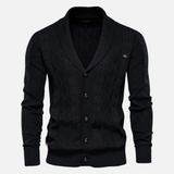 Francisco - Cardigan Argyle Mélange Doux