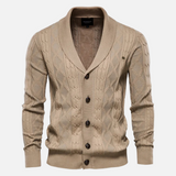 Francisco - Cardigan Argyle Mélange Doux