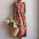 Verena™ | Elegantes Boho-Kleid mit orientalischem Mandala-Print