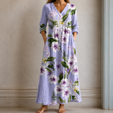 Damen Bedrucktes Maxikleid