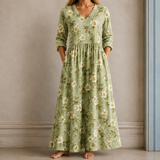 Langes Bedrucktes Kleid