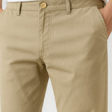 Pantalons pour hommes – Coupe droite en coton stretch