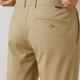 Pantalons pour hommes – Coupe droite en coton stretch