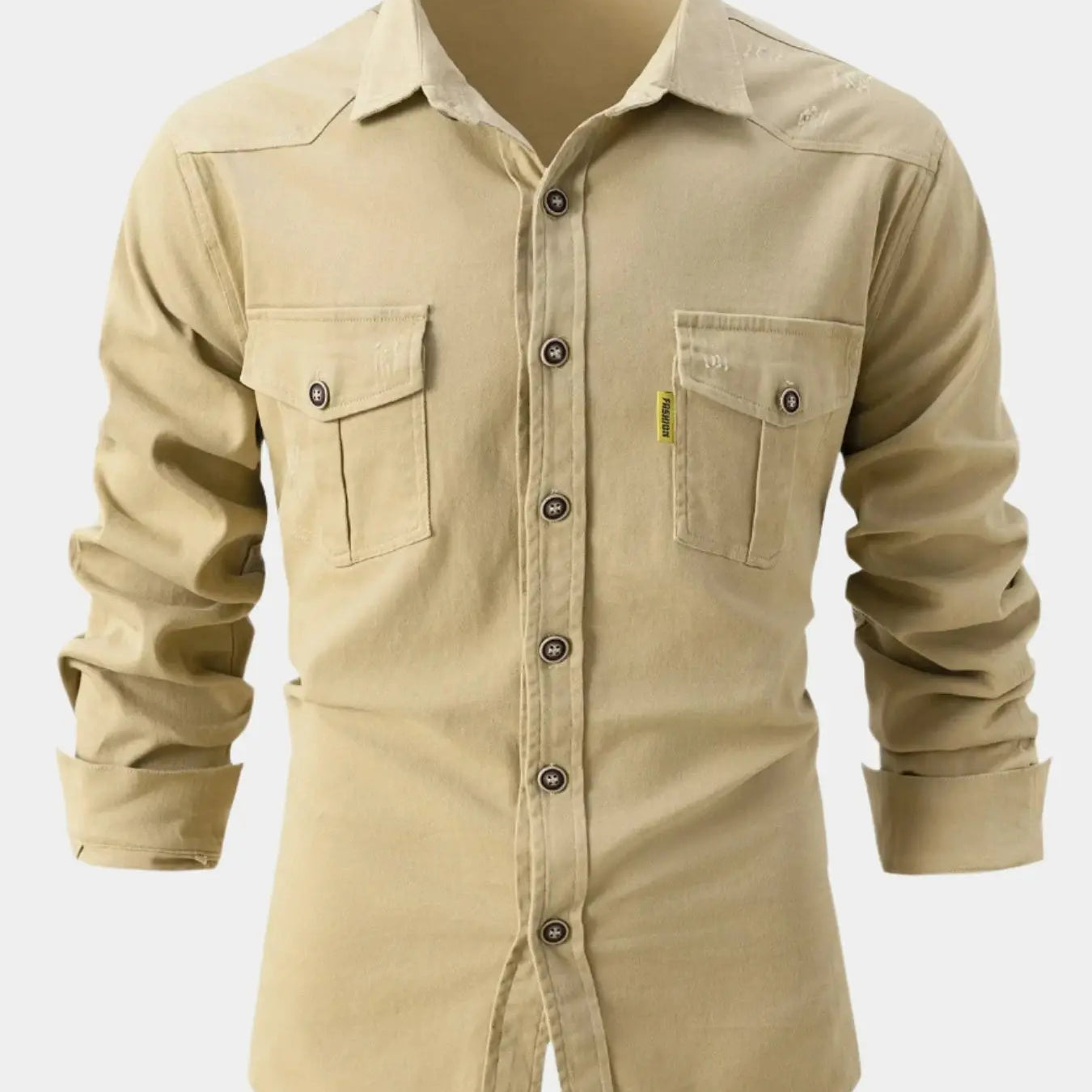 Chemise en Mélange de Denim - Boutons