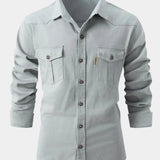 Chemise en Mélange de Denim - Boutons