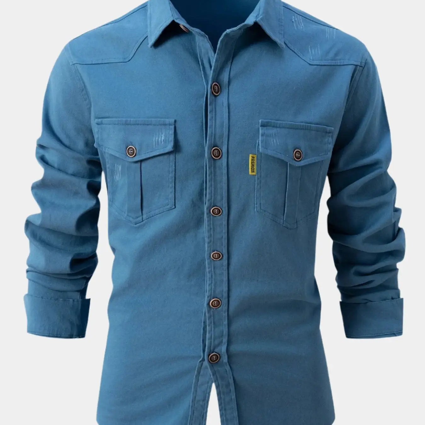 Chemise en Mélange de Denim - Boutons