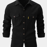 Chemise en Mélange de Denim - Boutons