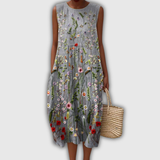 Isla | Leichtes ärmelloses Sommerkleid