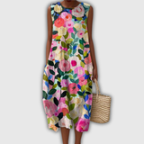 Amelia | Leichtes Ärmelloses Sommerkleid