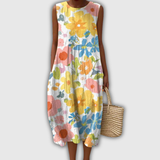 Daisy | Leichtes ärmelloses Sommerkleid
