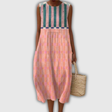 Victoria | Leichtes ärmelloses Sommerkleid