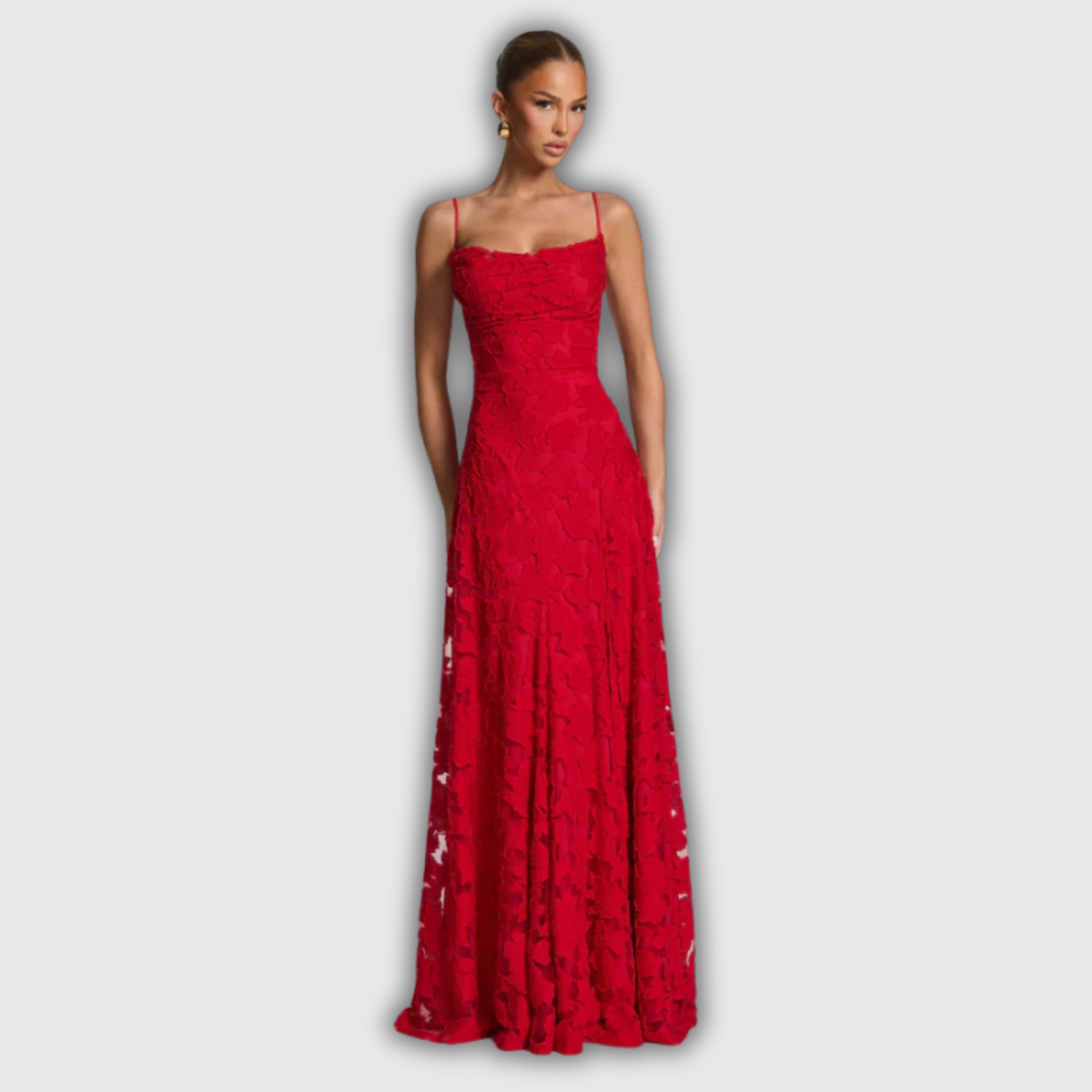 SOFIA | Elegantes Spitzen Maxi Kleid