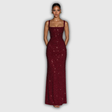 ROSALIND | Maxikleid mit Eckigem Ausschnitt