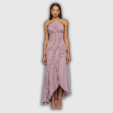 LIYANA | Spiral-Rüschenkleid