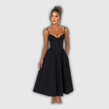 MAILEEN | Elegantes Midi Kleid im Corset Stil