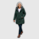 JAMI™ | Gequilteter A-Linien Wintermantel