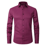 Chemise de Costume - Coupe Slim Sécurisée