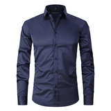 Chemise de Costume - Coupe Slim Sécurisée