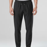 Pantalons pour hommes avec cordon - Noir
