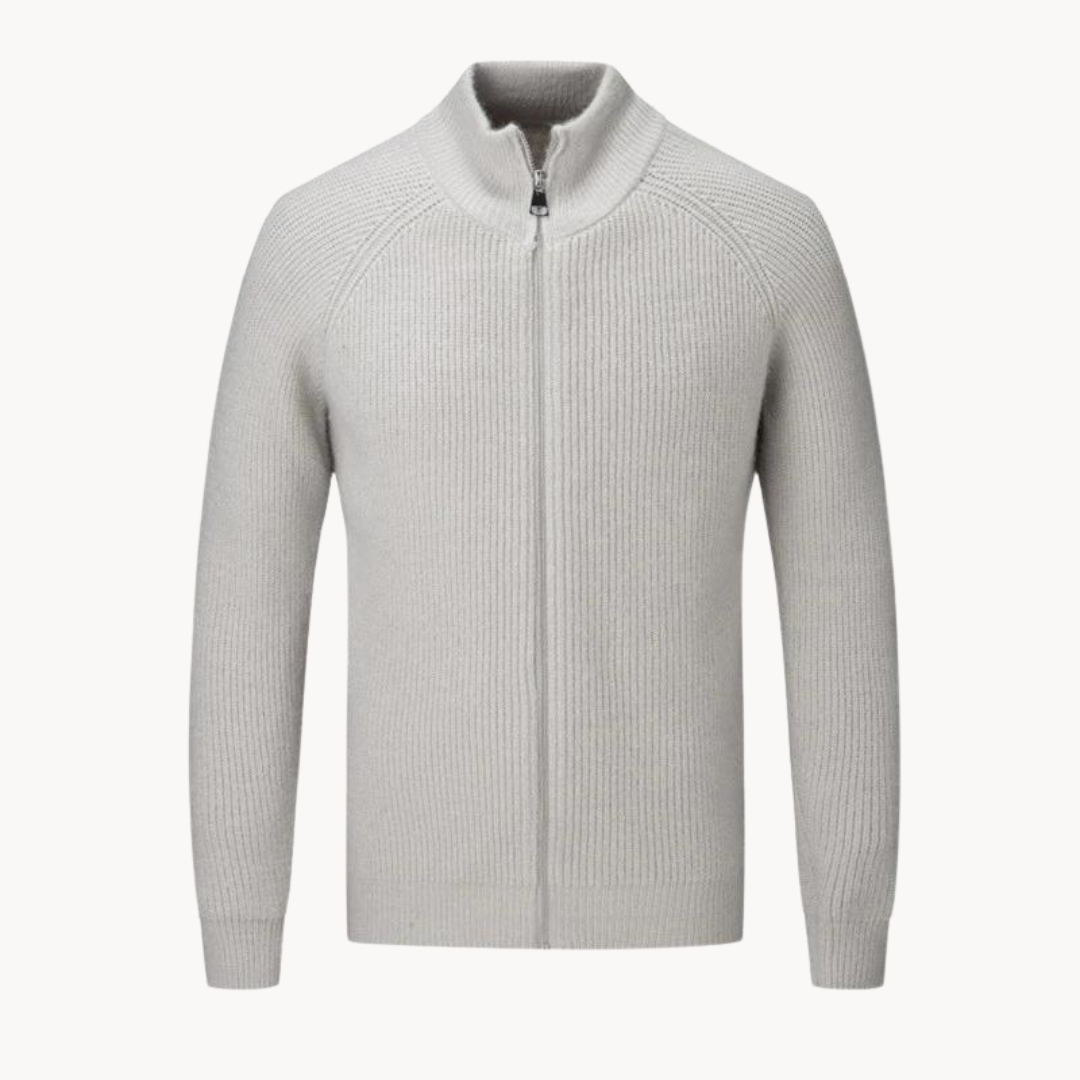 Artur - Strickjacke mit Reißverschluss
