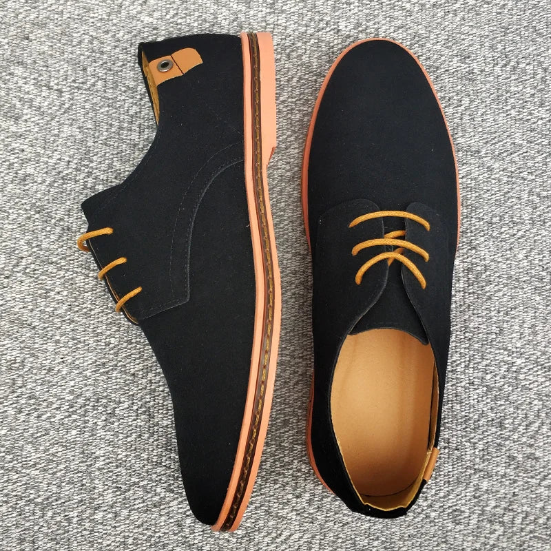 Chaussures de Bureau en Suède Oxford