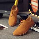 Büroschuhe aus Wildleder Oxford