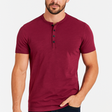 Henley-Shirt - Mit Knopfkraagen