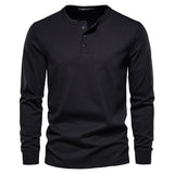 Henley-Shirt - Weicher Atmungsaktiver Mix