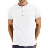 T-Shirt Henley - Maille Douce Col