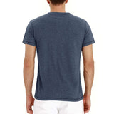T-Shirt Henley - Maille Douce Col