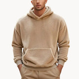 Hoodie - Mélange de Fleece avec Capuche