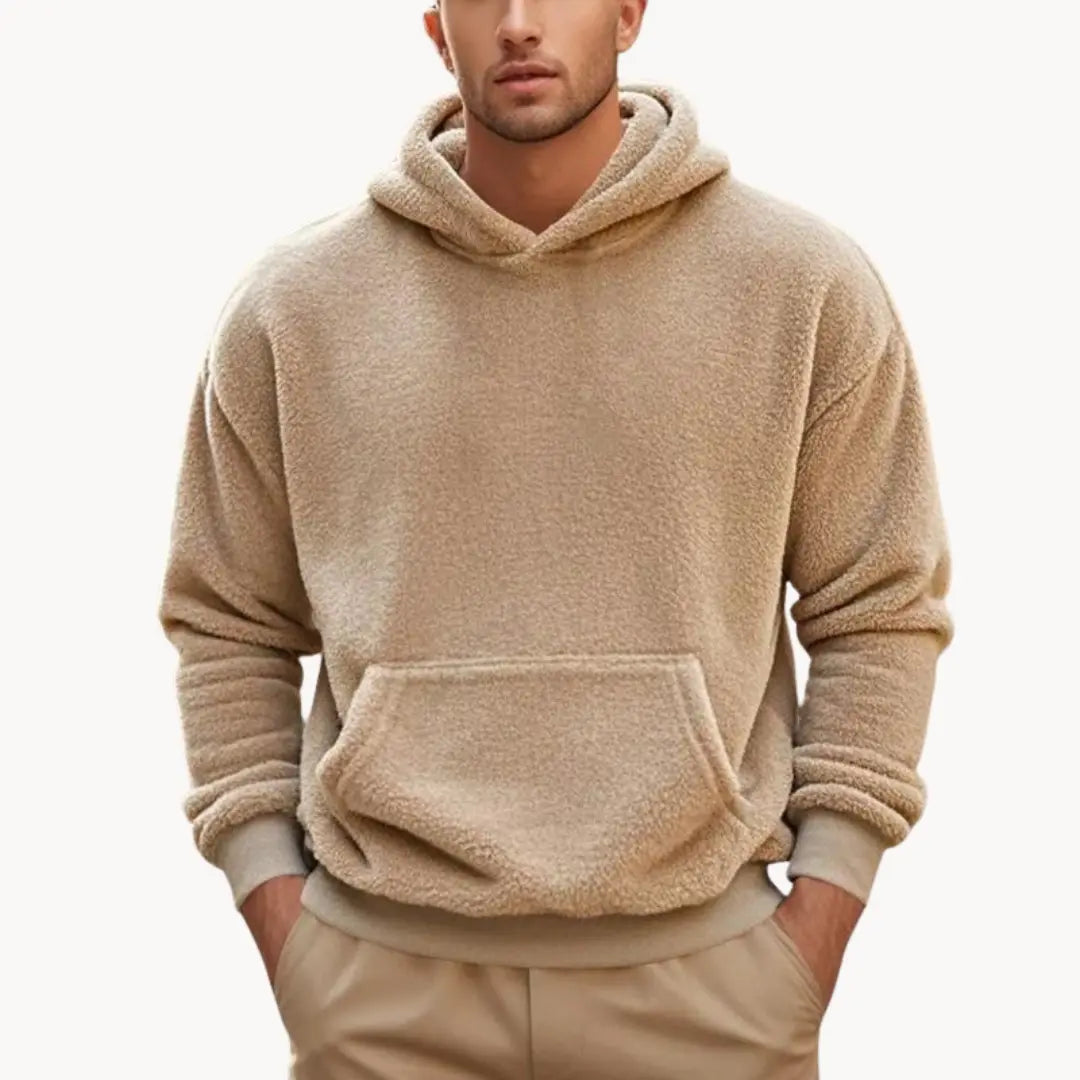 Hoodie - Mischfleece mit Kapuze