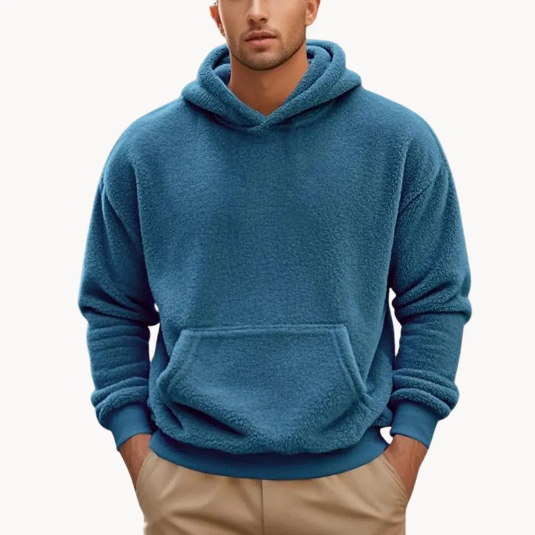 Hoodie - Mischfleece mit Kapuze