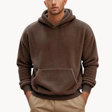Hoodie - Mischfleece mit Kapuze